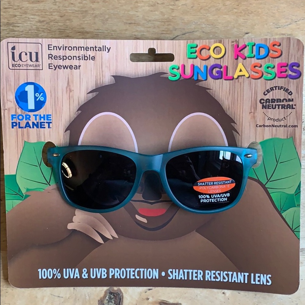 ICU Eco Kids Sunglasses - Blue & Grey -  NEW